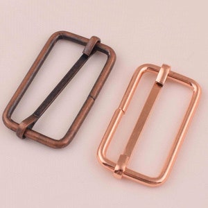 10pcs Moveable Adjuster buckle 1.5 inch metal buckle fit 38mm belt Metal Rectangle adjuster bag buckle high quality for shoes/bags/straps