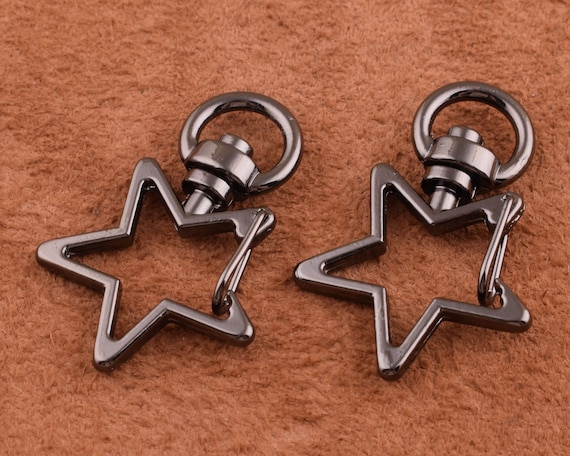 Accessori In Pelle: Fibbia, Anello Portachiavi, Catena, Gancio A Scatto, Moschettone