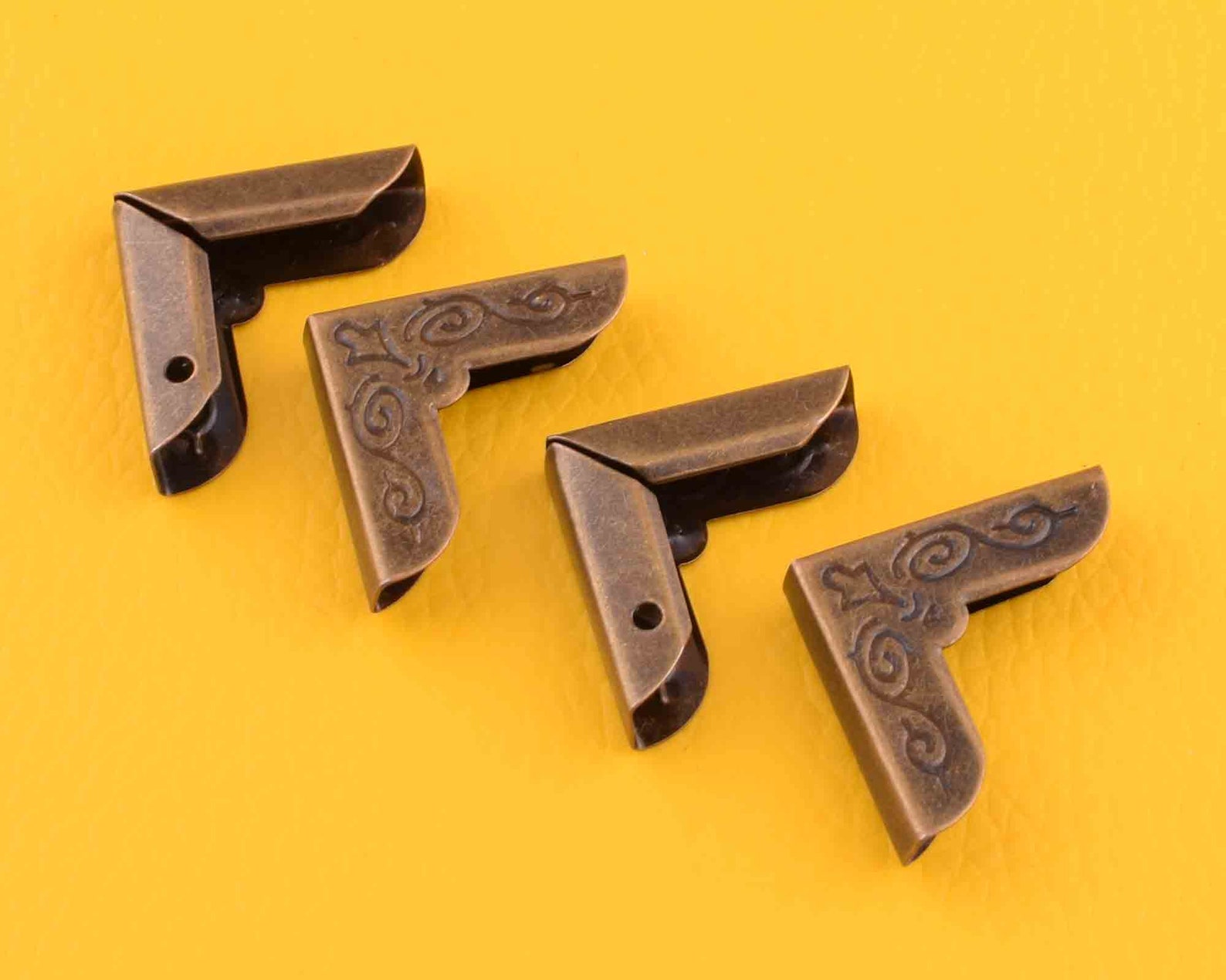 Bronze Metal Corners Decorative Book Corners204mm DIY Book Etsy