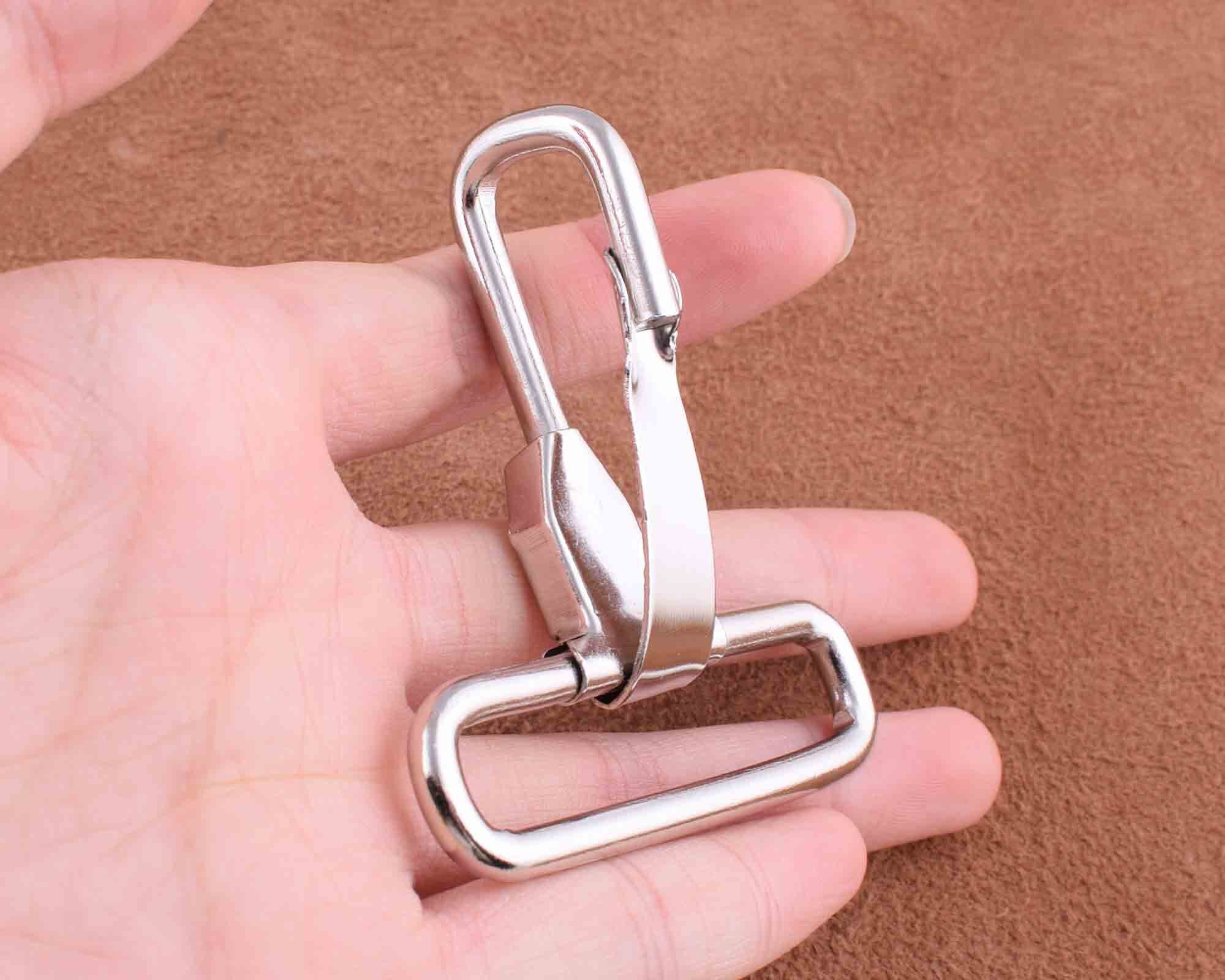 200 Stks 3/4 20mm Lente Haken Metalen Portemonnee Snap Clip Voor Lanyard Pakket Rits Pull ID kaart Sleutelhanger Goud