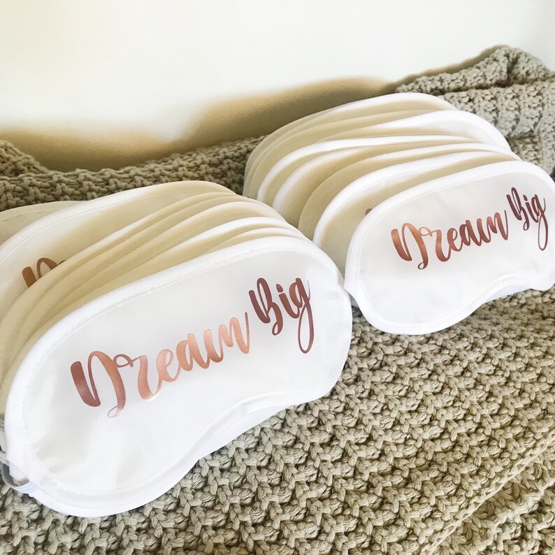 Personalised Sleep Masks Custom Eye Masks Bridal Party Etsy