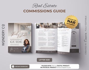 Real Estate Commissions Guide: Canva Templates for Marketing & Agent Compensation - NAR Settlement Resources