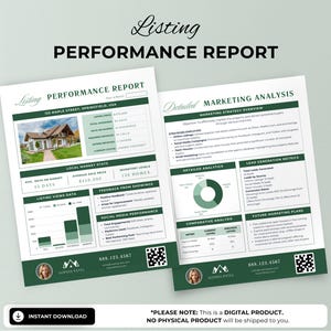 Professional Real Estate Marketing Kit: CMA Report, Home Seller Guide, Canva Templates
