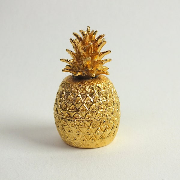 petite boîte ananas vintage, boîte pour tablettes, boîte à bijoux, cadeau pour femme, boîte à bijoux pour femme