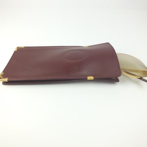 Original vintage CARTIER Paris leather glasses case for glasses or sunglasses, gift for her, gift for him, gift for dad