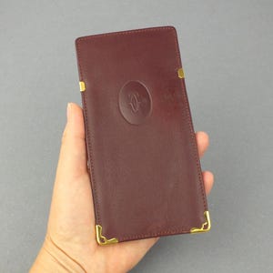 Original vintage CARTIER Paris leather eyeglass case for glasses or sunglasses, gift for her, gift for him
