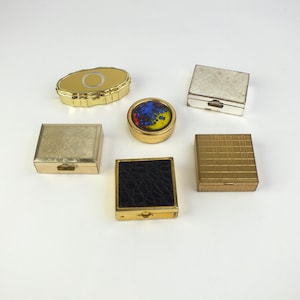 1x scatola per pillole vintage, mini scatola per gioielli, piccola scatola per pillole, scatola di latta per compresse, regalo per donne, regalo per uomini