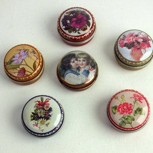 scatola per pillole vintage in metallo rotonda, scatola per pillole, scatola per tabacco, piccola scatola per compresse, regalo donna, regalo di compleanno mamma