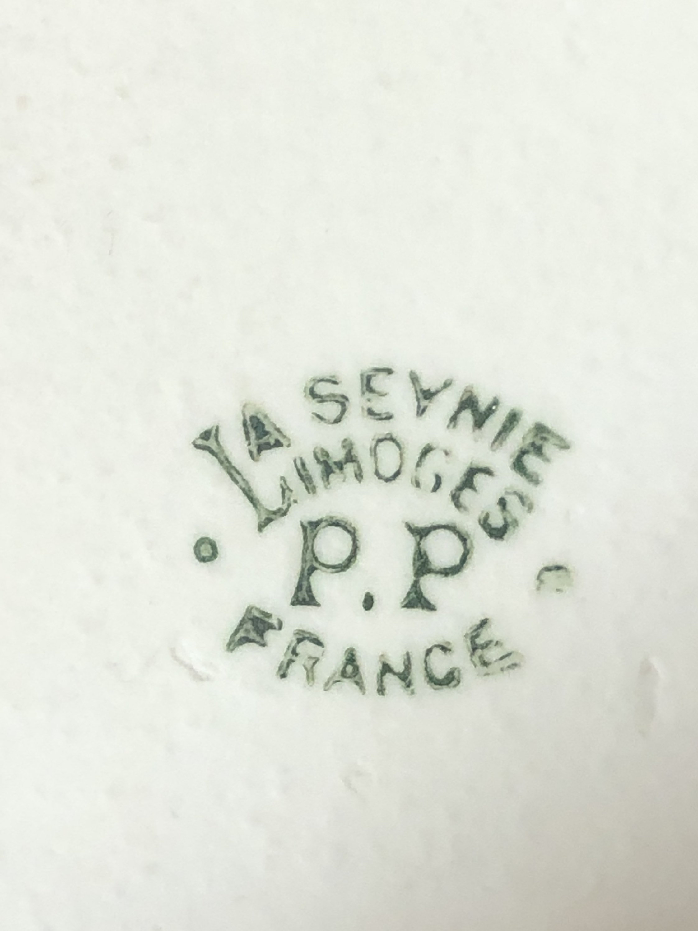 An Antique Limoges La Seynie P & P France Porcelain 2 Piece Etsy