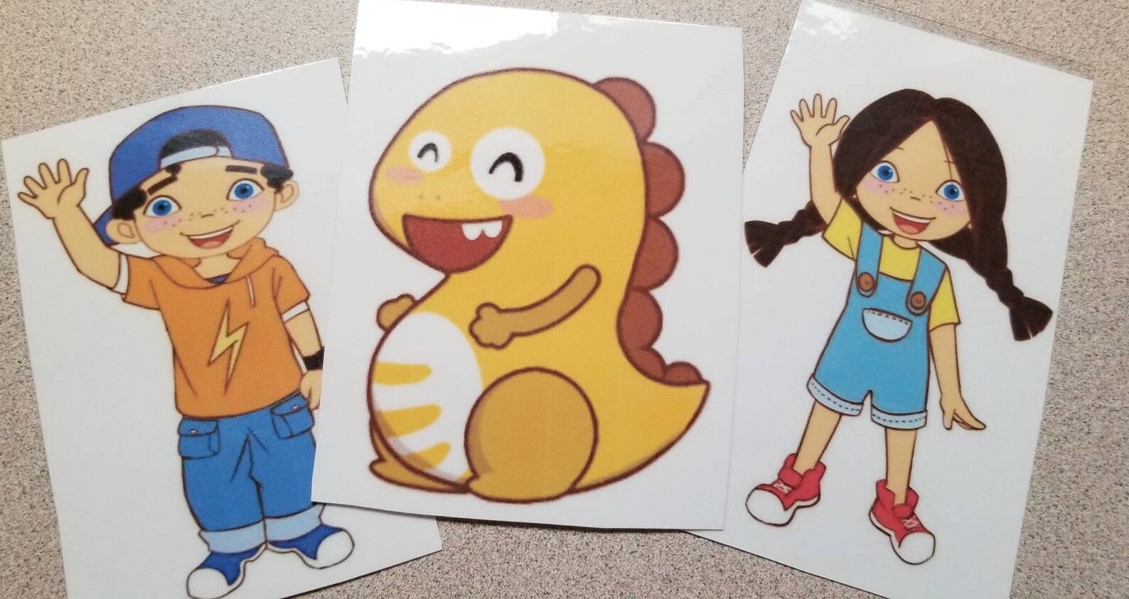 VIPKID Characters: Mike Meg Dino 4 | Etsy