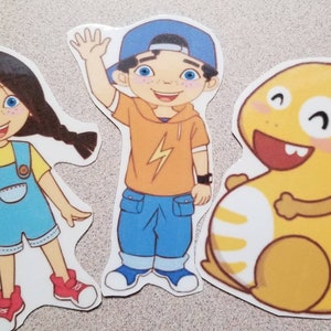 VIPKID Characters: Mike Meg Dino 4 | Etsy