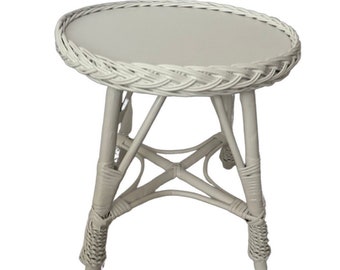 Wicker table | Rattan table | wicker table kids table nursery table round table White
