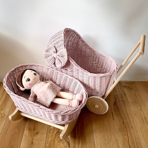Wicker baby bed cheap