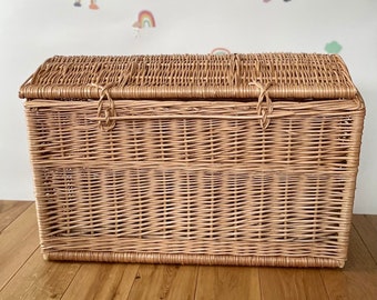 Large XL Fortnum and Mason F&M Picnic Hamper Wicker Basket