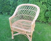 NATURAL adult wicker chair rattan furniture