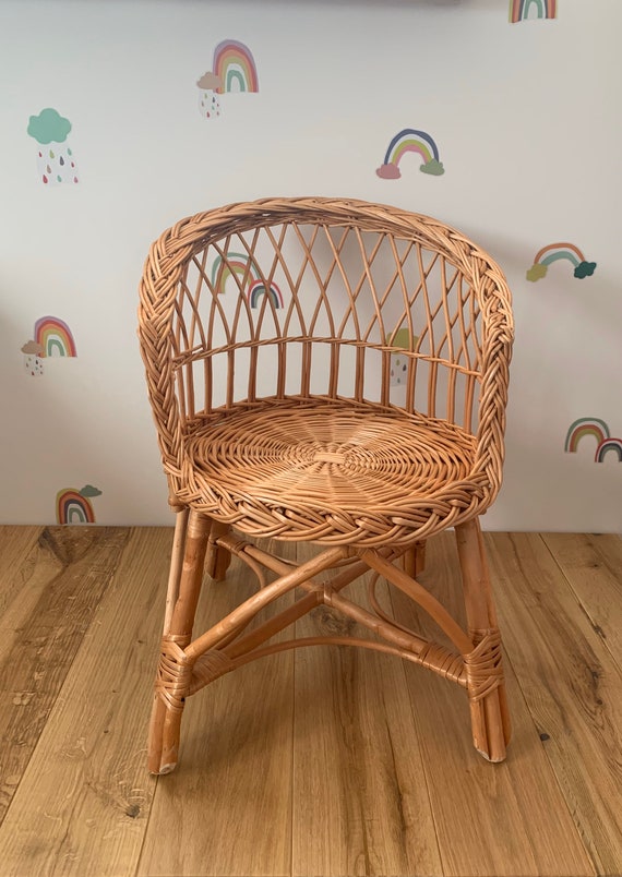 baby wicker chair