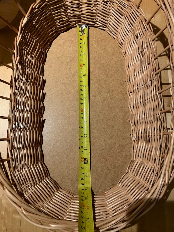 Wicker Dolls Crib Wicker Cradle. No Bedding Natural Etsy