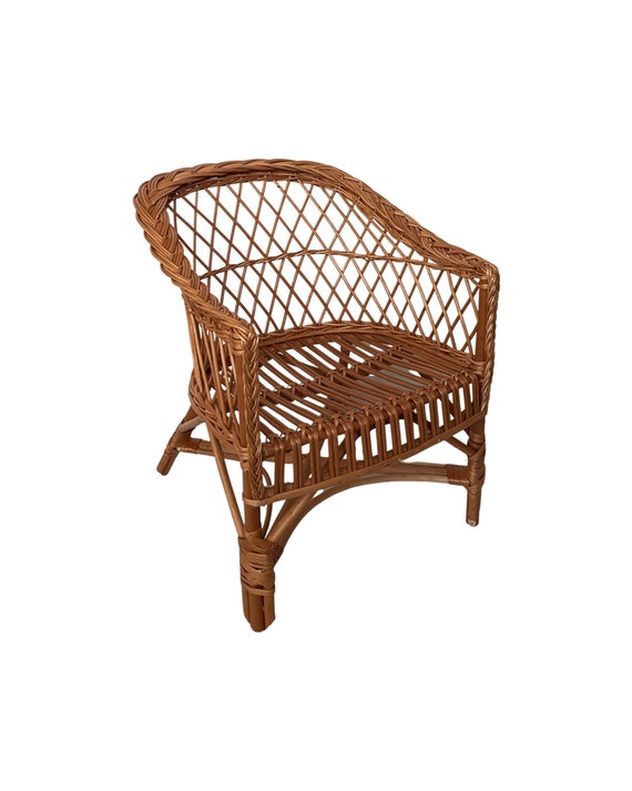Wicker Chair Rattan Chair Toddler Chair Kids Chair Wicker - Etsy