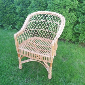 Wicker chair, rattan chair, patio chair, conservatory furniture, Adult chair, adult wicker chair, garden furniture,