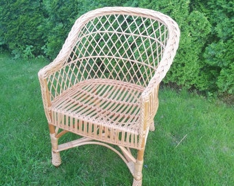 Wicker chair, rattan chair, patio chair, conservatory furniture, Adult chair, adult wicker chair, garden furniture,