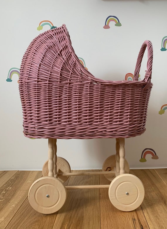 wicker pushchair