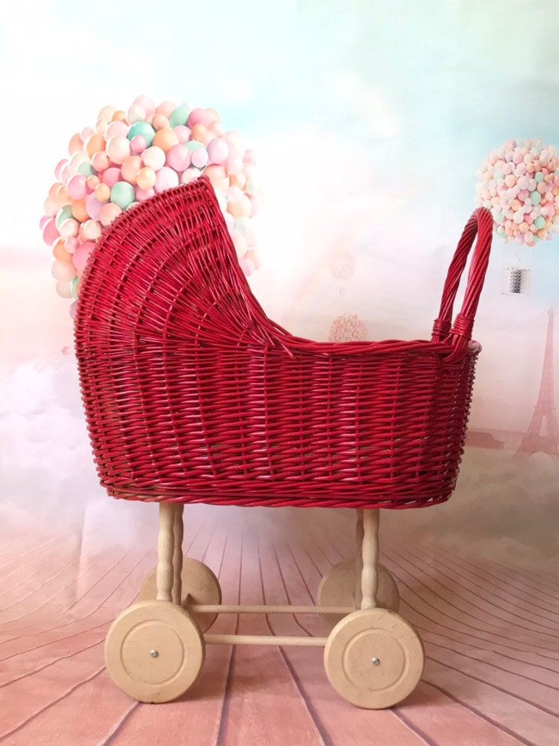 wicker stroller