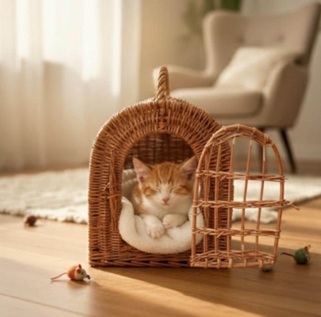 Wicker Cat Carrier UK