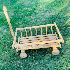 Houten wagen, trouwwagen, houten wagen, grote houten wagen, levering de volgende dag alleen VK