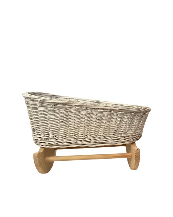 wicker crib bedding