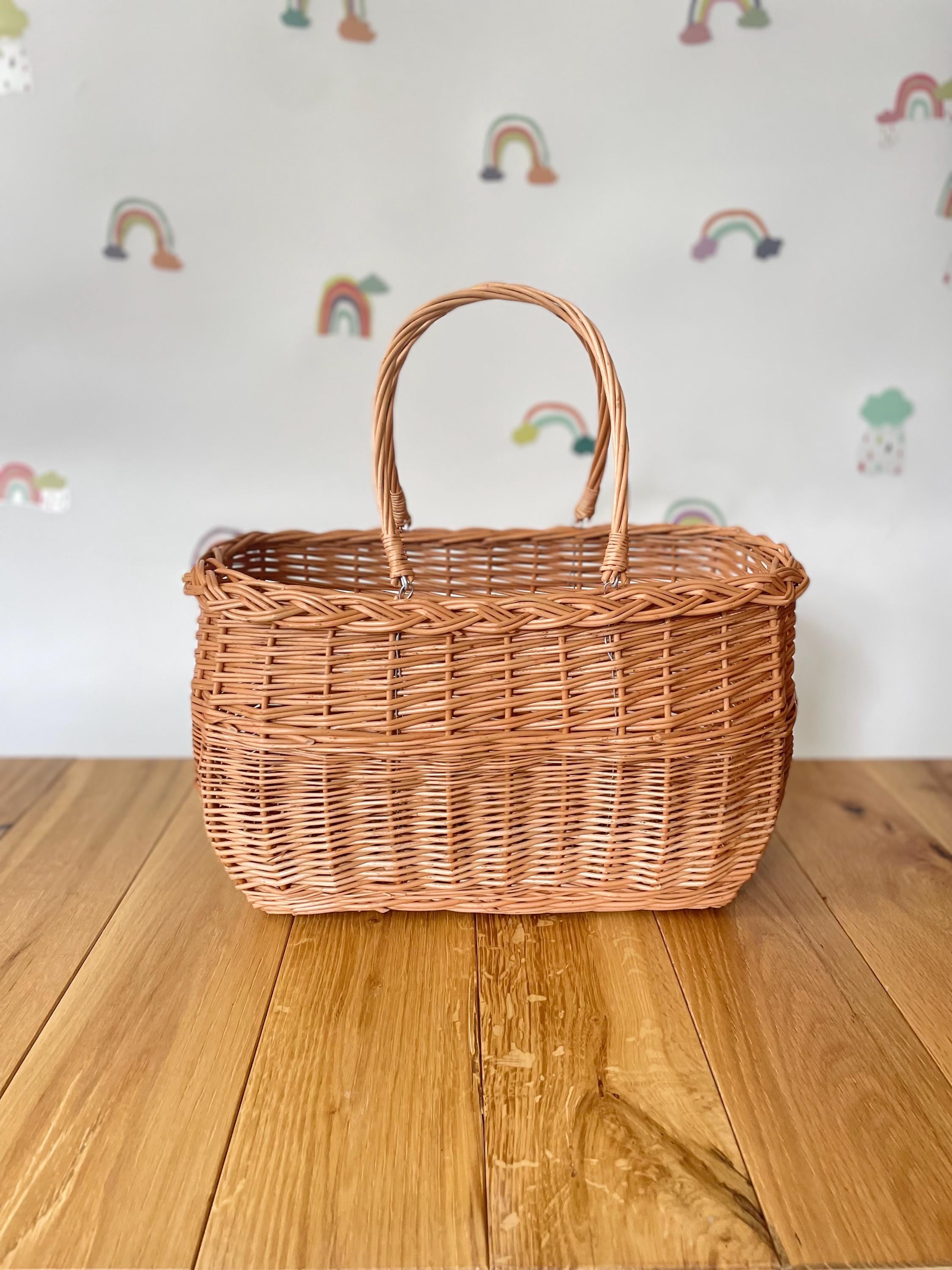 Wicker bag, shopping basket, wicker basket