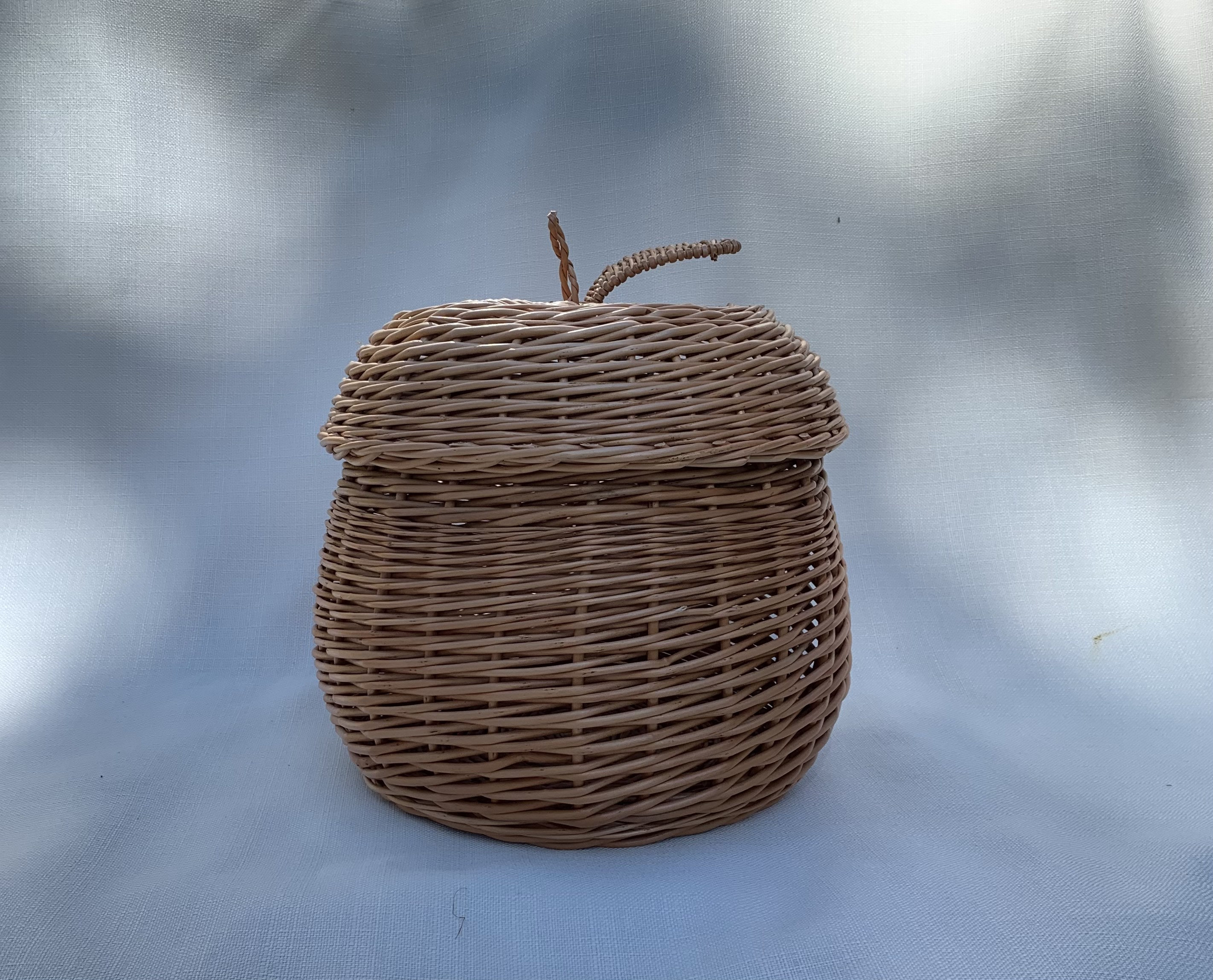 Storage basket Apple size L Natural Etsy