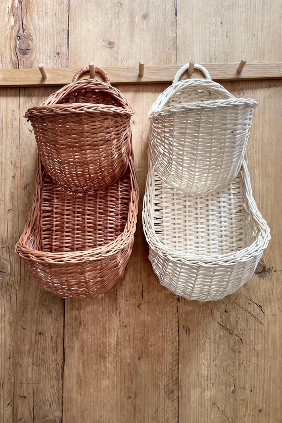 Hanging basket, wicker storage basket, herb basket, toy basket, vegetable basket, fruit basket
