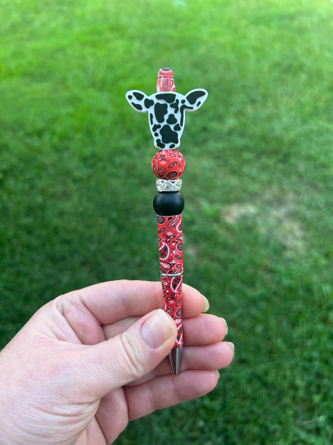 cow-pen-custom-cow-print-pen-gifts-for-her-refillable-etsy
