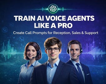 AI Voice Prompt Builder | Custom GPT for AI Call Agents (Digital Download)