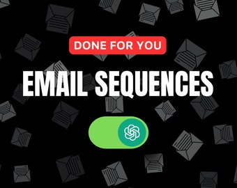 AI Email Sequence Prompt: ChatGPT GPT-Powered (Digital Download)