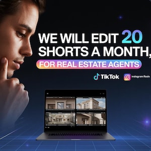 Real Estate Video Editing Service | Custom Reels, VFX, Captions, Thumbnails & Sound Design for Agents and Brokers