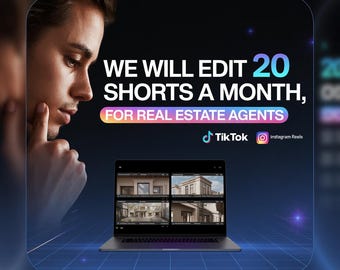 Real Estate Video Editing Service: Custom Reels, Thumbnails, & Sound Design