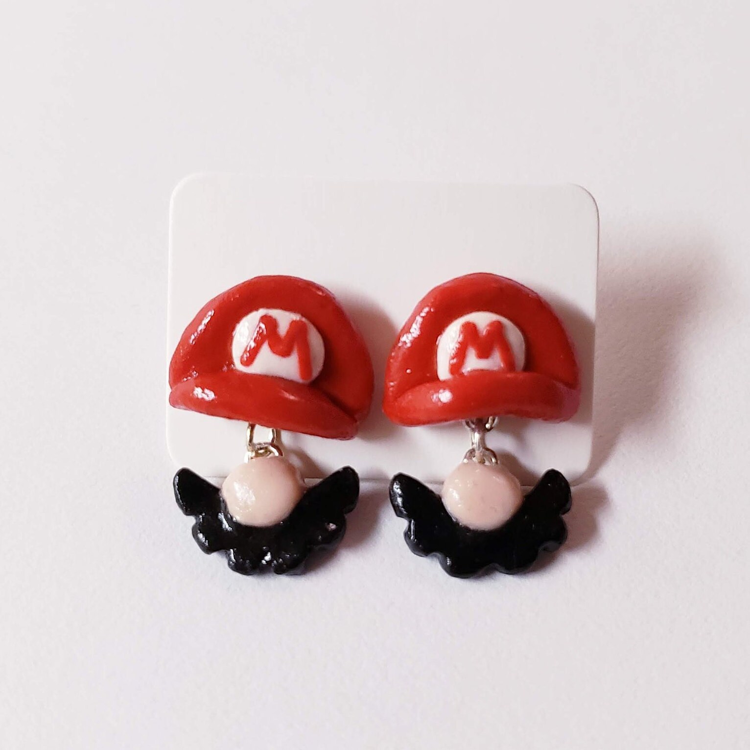 Mario Bros Earrings Mario Earrings Luigi Earrings Etsy