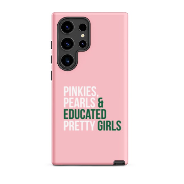 AKA Samsung Hülle / Rosa Samsung Hülle / Hübsche Mädchen / AKA Handyhülle / Rosa und Grün / Alpha Kappa Alpha / Aka Graduation / Aka Grad