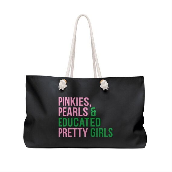 Make-up-Tasche „My Pretty Girl Bag“ – Rosa & Grün, 23 X 17 Cm, Geschenk Für Sorority