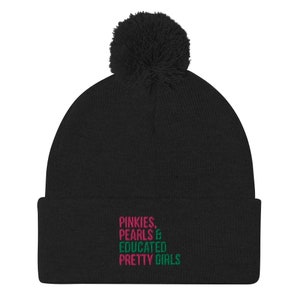 Alpha Kappa Alpha Beanie - Etsy