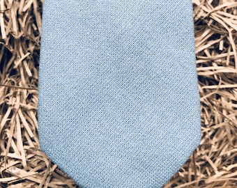 The  Barberton Necktie : Dusky Blue Necktie, Mens Necktie, Duck Egg Blue  Tie, Linen Tie, Wedding ties, Ties For Men, Wedding Ties