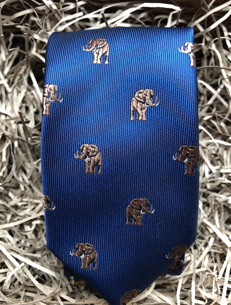 mens elephant tie