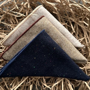 The Lupin, Willow and Dill: Pocket Square Set | Hanky, Men’s handkerchiefs | Pocket Square UK | Men&#39;s Gift