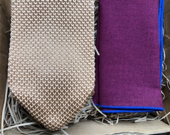 Enlision Cravatta Beige Cravatta Uomo Elegante Champagne Cravatta E Fazzoletto Da Taschino Tinta Unita Classico Set Cravatta E Pochette De Matrimonio Festa 108000845 - Foto 9