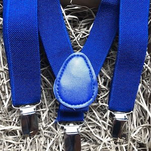 Men&#39;s Royal Blue Braces, Men&#39;s Suspenders, Braces For Men, Suspenders For men, Wedding Braces, Wedding Suspenders, Groomsmen Suspenders