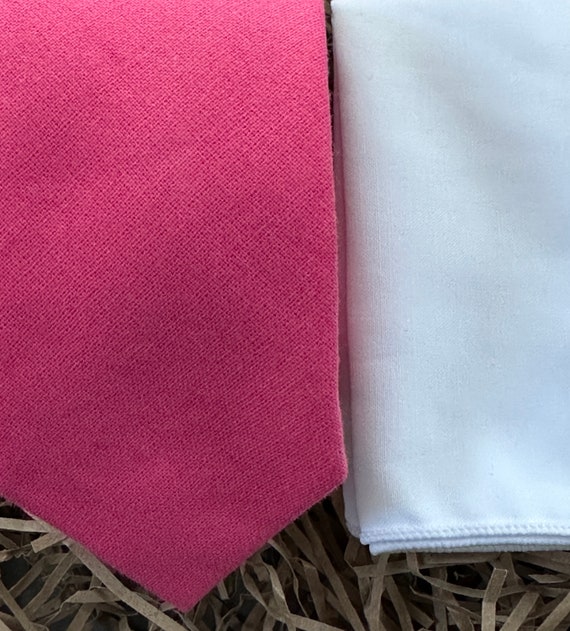 Cromoncent - Set Camicia Uomo A Maniche Lunghe Con Cravatta E Fazzoletto Abbinati - Rosa Chiaro, Taglia Medium - Tessuto Elasticizzato Antirughe - 3