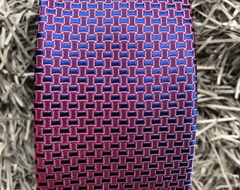 The  Oxalis Necktie : Red Patterned Necktie, Mens Necktie, Men's Gifts,  Wedding ties, Ties For Men, Wedding Ties, Wide Tie