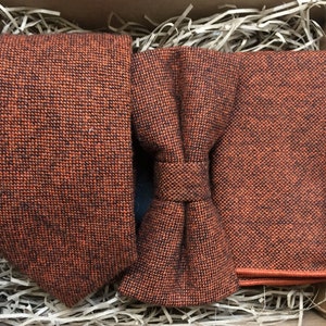 Maple: Orange Tie | Bow Tie | Burnt Orange Tie | Hankerchief | Orange Wedding Tie | Burnt Orange Tie | Skinny Tie | Wide Tie