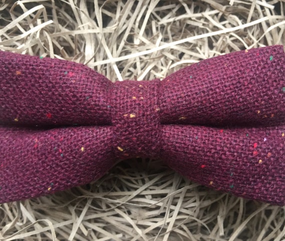 Green Check Pre-Tied Bow Tie Cream Wool Pocket Square Mens Bow Ties UK